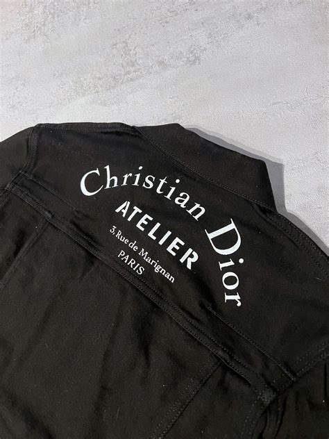 dior atlier|christian dior atelier denim jacket.